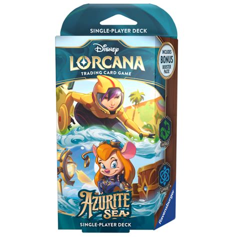 Disney Lorcana: Azurite Sea Starter Deck - Emerald Sapphire