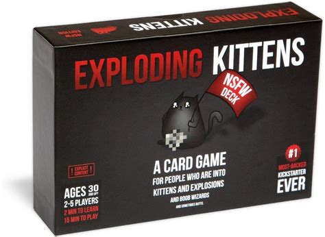 Exploding Kittens Board Game - NSFW Edition